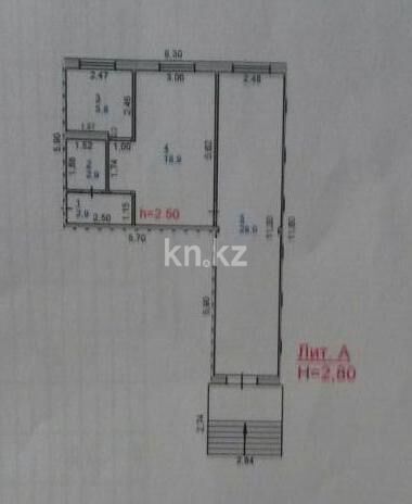Продажа помещения, 59 м² - Недвижимость в Павлодаре фото 2 из 7