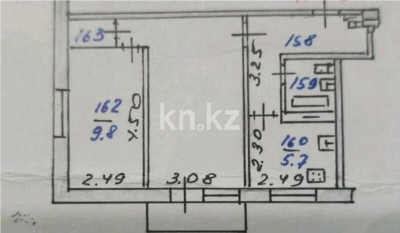 Продажа 2-комнатной квартиры, 42 м² - Продажа двухкомнатных квартир в панельном доме в Алматы фото 1 из 1