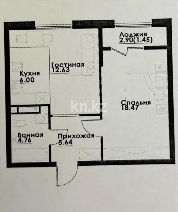 Продажа 2-комнатной квартиры, 50 м² - Продажа квартир от собственников в Алматы - страница 284 фото 1 из 1