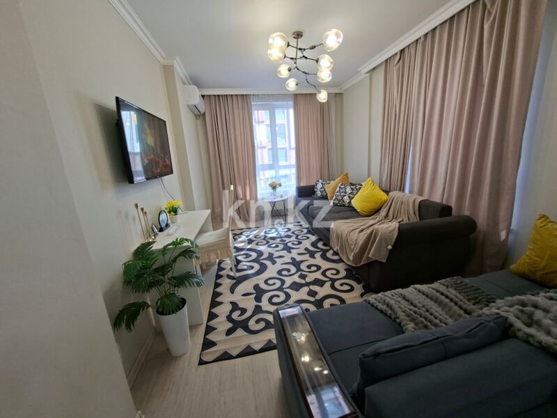 Аренда 2-комнатной квартиры посуточно, 54 м² - Аренда квартир посуточно в Казахстане фото 1 из 11