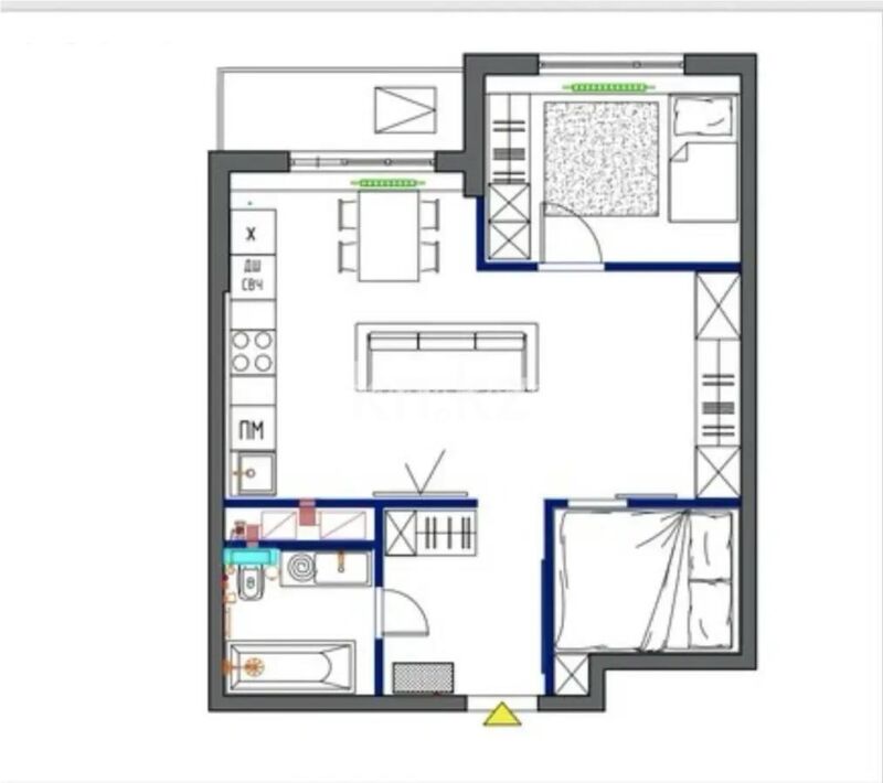 Продажа 2-комнатной квартиры, 52 м² - Продажа квартир от собственников в Алматы - страница 515 фото 6 из 6