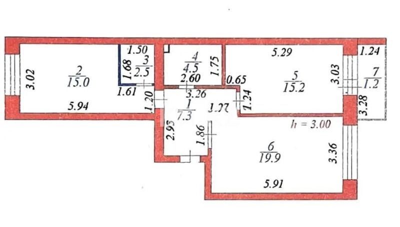 Продажа 3-комнатной квартиры, 66 м² - Продажа трехкомнатных квартир в Астане - страница 13 фото 8 из 8