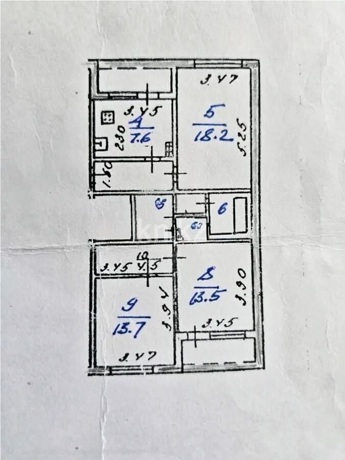 Продажа 3-комнатной квартиры, 72.3 м² - Продажа трехкомнатных квартир в Алмалинском р-не Алматы - страница 10 фото 8 из 8