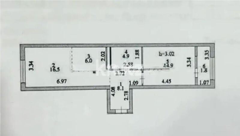 Продажа 2-комнатной квартиры, 53 м² - Продажа двухкомнатных квартир в блочном доме в Астане - страница 39 фото 5 из 5