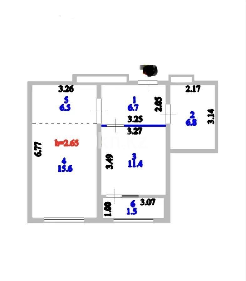 Продажа 2-комнатной квартиры, 48.5 м² - Продажа двухкомнатных квартир в р-не Есиль Астаны - страница 33 фото 4 из 4