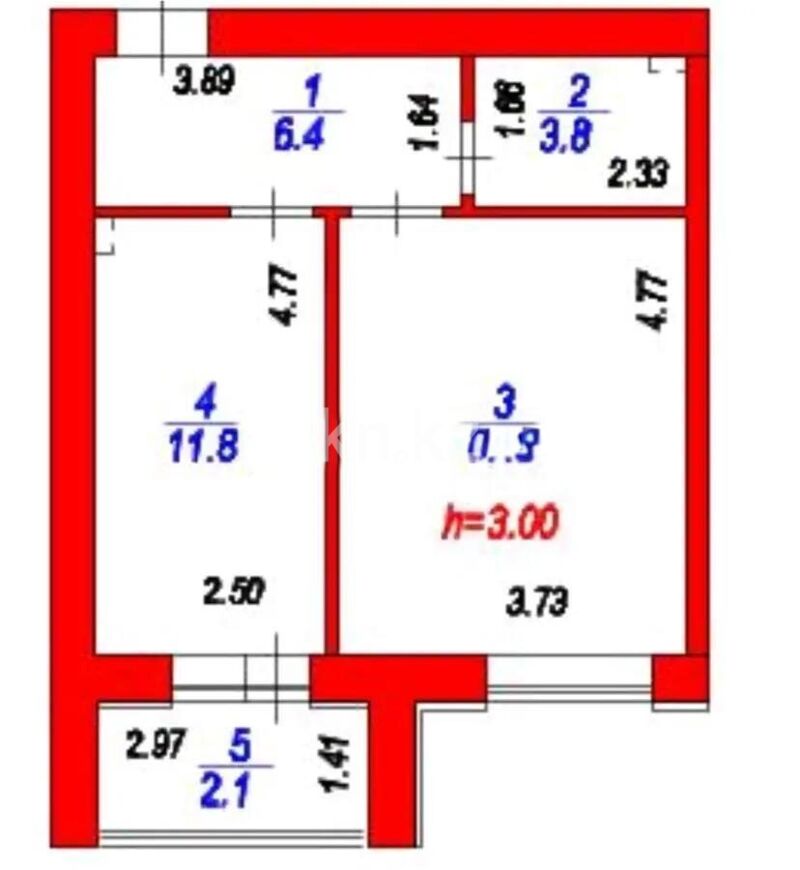 Продажа 1-комнатной квартиры, 42 м² - Недвижимость в Астане - страница 26 фото 1 из 1