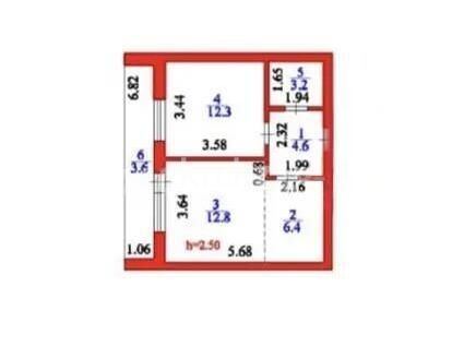 Продажа 2-комнатной квартиры, 42 м² - Аренда домов в Алматинской области фото 4 из 4