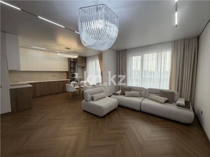 Продажа 3-комнатной квартиры, 101 м² - Продажа квартир в монолитно-каркасном доме в Алматы фото 1 из 5