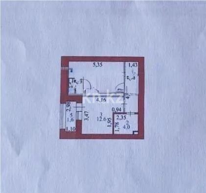 Продажа 1-комнатной квартиры, 42.3 м² - Продажа квартир в Казахстане - страница 6 фото 2 из 2