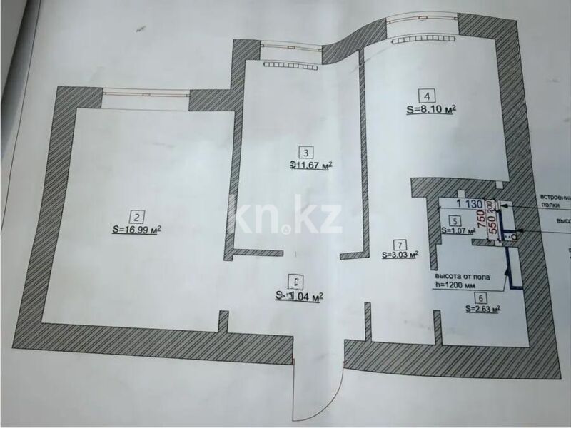 Продажа 2-комнатной квартиры, 48 м² - Продажа двухкомнатных квартир от собственников в Караганде - страница 21 фото 5 из 5
