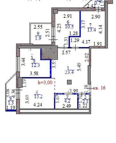 Продажа 3-комнатной квартиры, 85 м² - Продажа трехкомнатных квартир в блочном доме в Казахстане фото 1 из 1