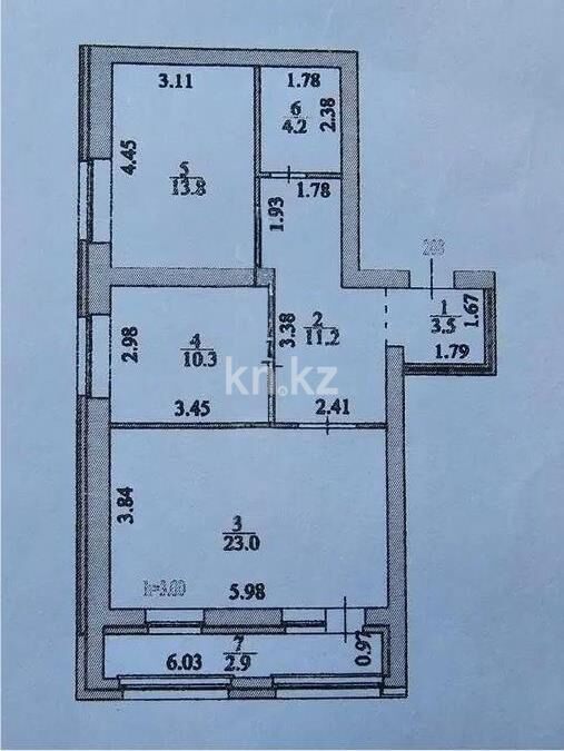 Продажа 2-комнатной квартиры, 68.9 м² - Продажа двухкомнатных квартир в р-не Есиль Астаны - страница 23 фото 5 из 5