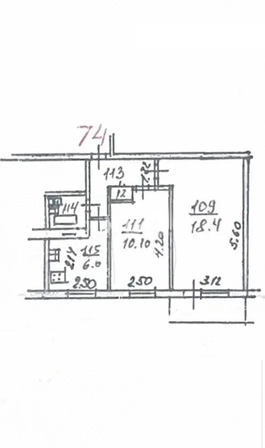 Продажа 2-комнатной квартиры, 42.6 м² - Продажа двухкомнатных квартир в панельном доме в Алматы - страница 3 фото 2 из 2