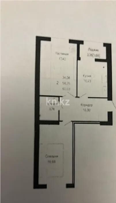 Продажа 2-комнатной квартиры, 60 м² - Продажа квартир в кирпичном доме в Астане - страница 217 фото 1 из 1