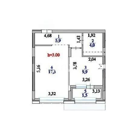 Продажа 1-комнатной квартиры, 38.6 м² - Продажа квартир в блочном доме в Казахстане - страница 7 фото 5 из 5