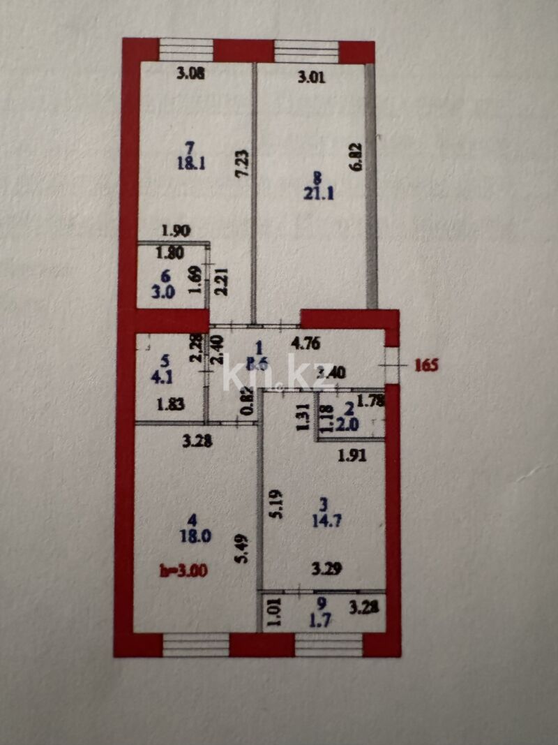 Продажа 3-комнатной квартиры, 91.3 м² - Продажа квартир в р-не Сарайшык Астаны - страница 11 фото 1 из 1