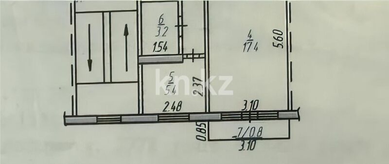 Продажа 3-комнатной квартиры, 62 м² - Продажа трехкомнатных квартир в Темиртау - страница 13 фото 6 из 6