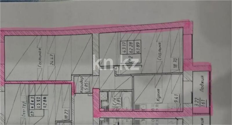 Продажа 2-комнатной квартиры, 63 м² - Продажа квартир в Казахстане - страница 152 фото 1 из 1