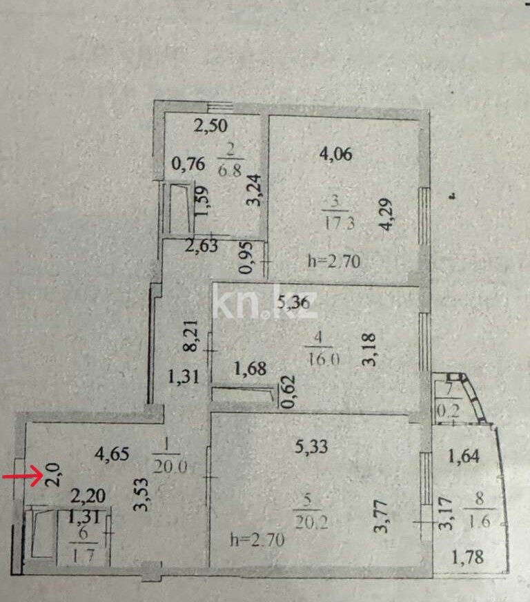 Продажа 2-комнатной квартиры, 84 м² - Продажа квартир в монолитно-каркасном доме в Астане - страница 140 фото 25 из 26