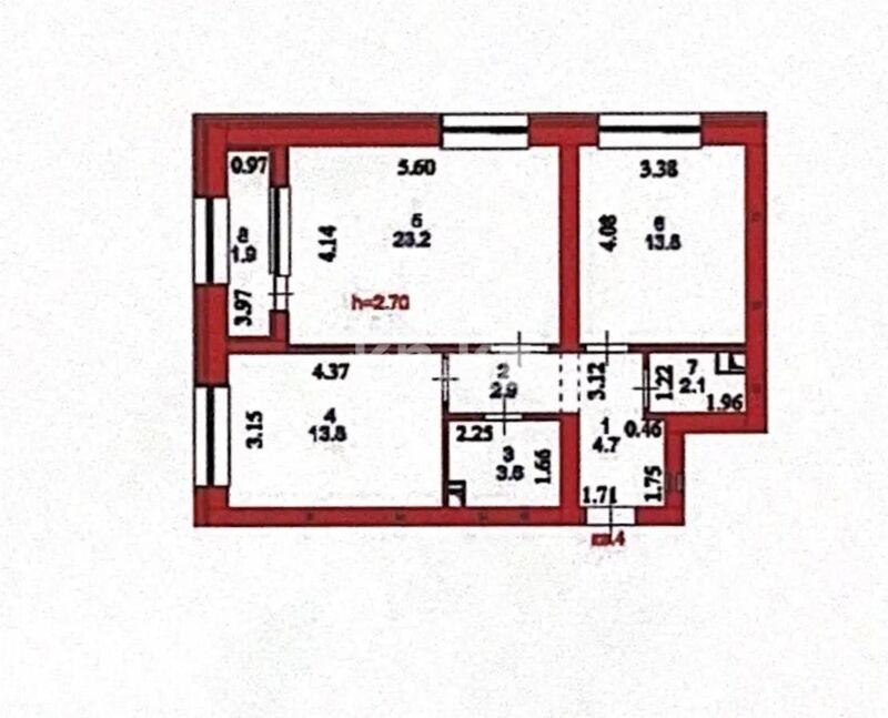 Продажа 2-комнатной квартиры, 66 м² - Продажа двухкомнатных квартир от собственников в Астане - страница 75 фото 9 из 9