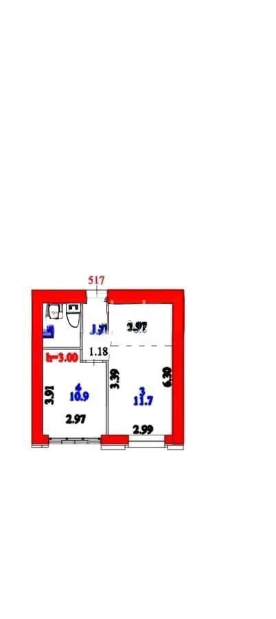 Продажа 2-комнатной квартиры, 36.3 м² - Продажа двухкомнатных квартир в кирпичном доме в Астане фото 5 из 5
