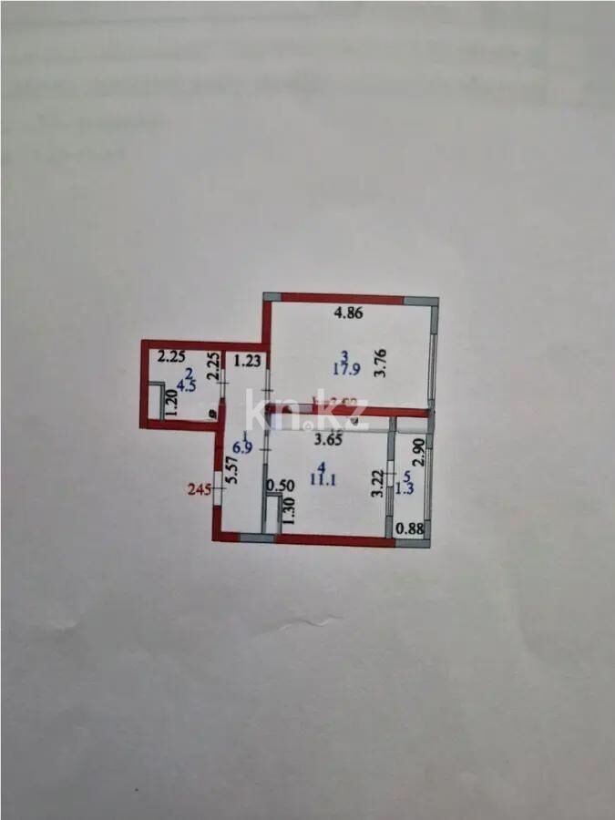 Продажа 1-комнатной квартиры, 41.7 м² - Продажа однокомнатных квартир в р-не Алматы Астаны - страница 7 фото 5 из 5