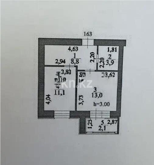 Продажа 1-комнатной квартиры, 38.9 м² - Продажа квартир в Казахстане - страница 13 фото 3 из 3