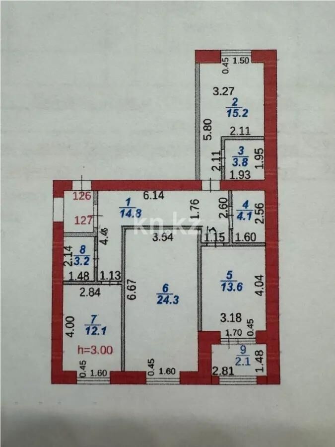 Продажа 3-комнатной квартиры, 93 м² - Продажа трехкомнатных квартир на Юго-Востоке Караганды - страница 17 фото 6 из 6