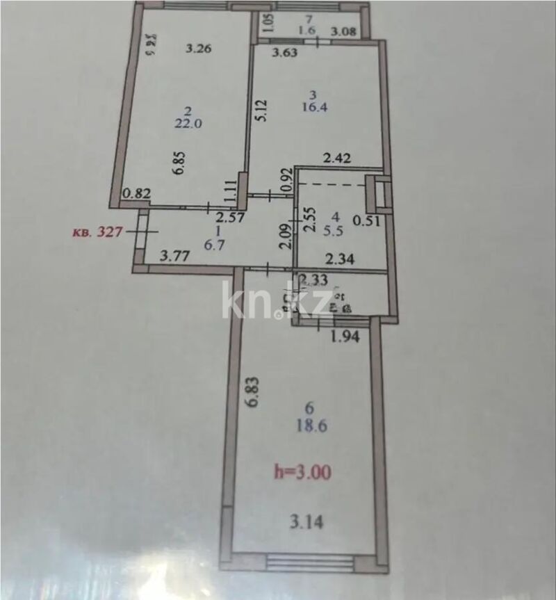 Продажа 2-комнатной квартиры, 74 м² - Продажа двухкомнатных квартир в блочном доме в Казахстане - страница 72 фото 7 из 7