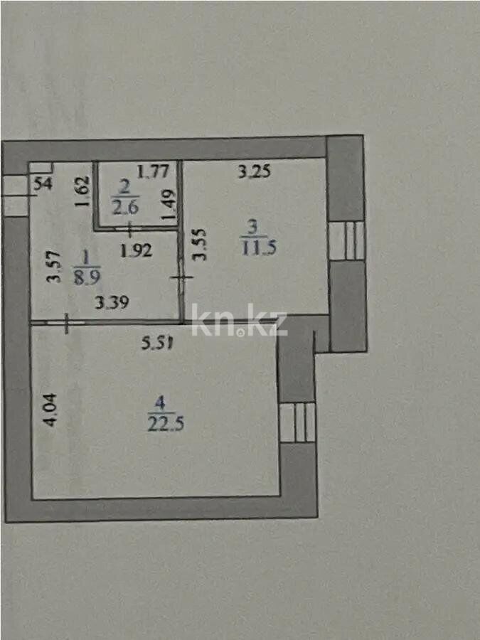 Продажа 1-комнатной квартиры, 46 м² - Продажа  однокомнатных квартир в новостройках Астаны - страница 17 фото 5 из 5