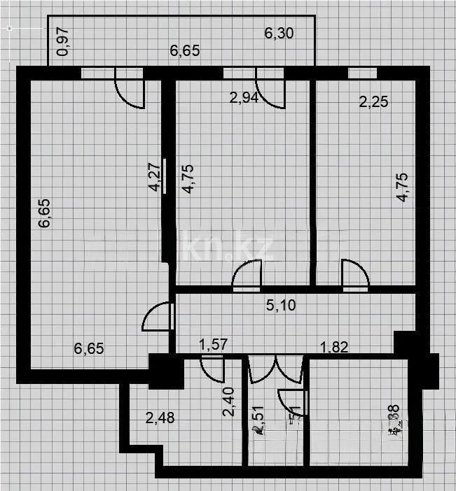 Продажа 2-комнатной квартиры, 67.1 м² - Продажа двухкомнатных квартир в р-не Байконур Астаны - страница 3 фото 5 из 5