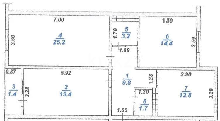 Продажа 3-комнатной квартиры, 90 м² - Продажа трехкомнатных квартир в Наурызбайском р-не Алматы - страница 9 фото 5 из 5