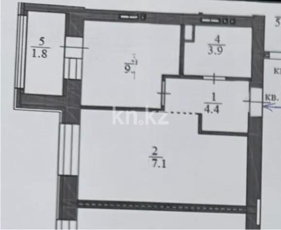 Продажа 1-комнатной квартиры, 36 м² - Продажа однокомнатных квартир в р-не Сарайшык Астаны - страница 13 фото 1 из 1