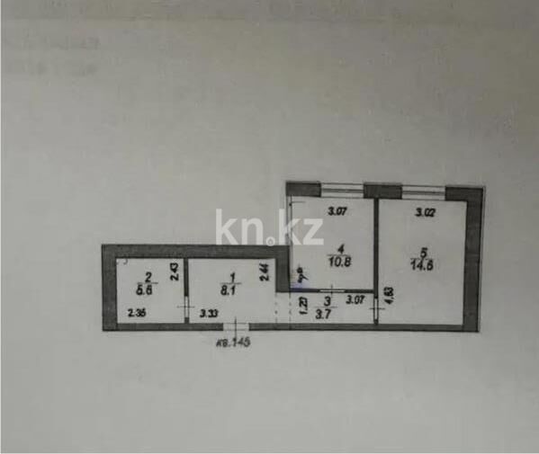 Продажа 1-комнатной квартиры, 42.8 м² - Продажа однокомнатных квартир в кирпичном доме в Астане - страница 64 фото 1 из 1