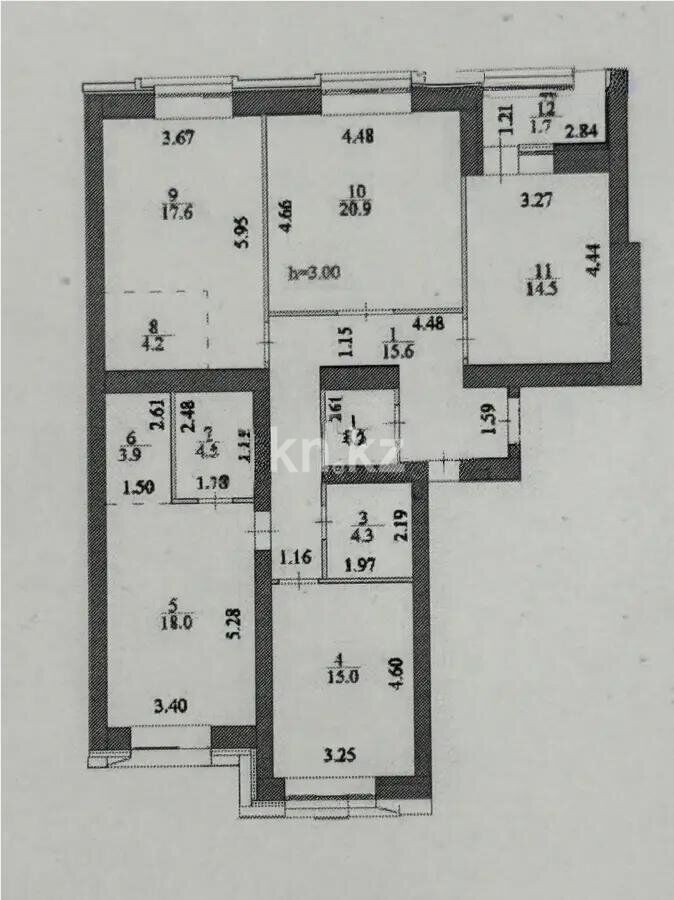 Продажа 4-комнатной квартиры, 122.7 м² - Продажа четырехкомнатных квартир от собственников в Астане - страница 3 фото 6 из 6