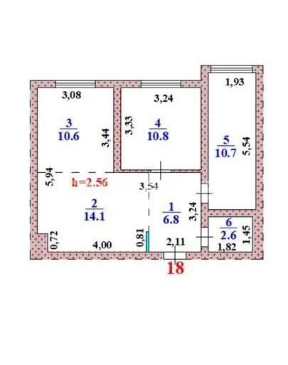 Продажа 3-комнатной квартиры, 55.6 м² - Продажа квартир в Карасайском р-не Алматы - страница 2 фото 6 из 6