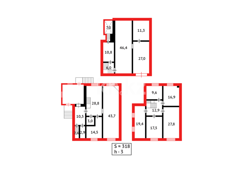 Продажа 5-комнатного дома, 318.6 м² - Продажа земельных участков в Темиртау фото 30 из 30