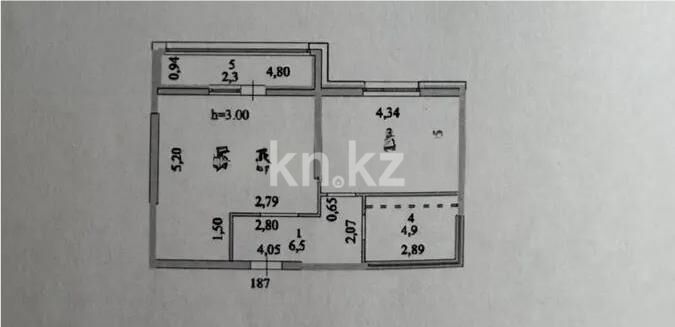 Продажа 1-комнатной квартиры, 49.1 м² - Продажа однокомнатных квартир в блочном доме в Казахстане - страница 45 фото 4 из 4