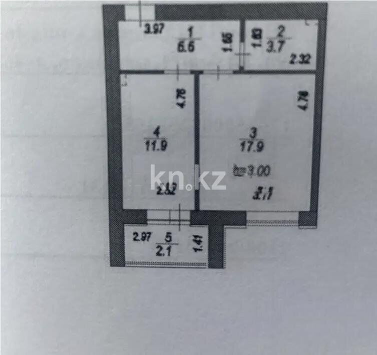 Продажа 1-комнатной квартиры, 42.2 м² - Продажа однокомнатных квартир в Астане - страница 20 фото 1 из 1