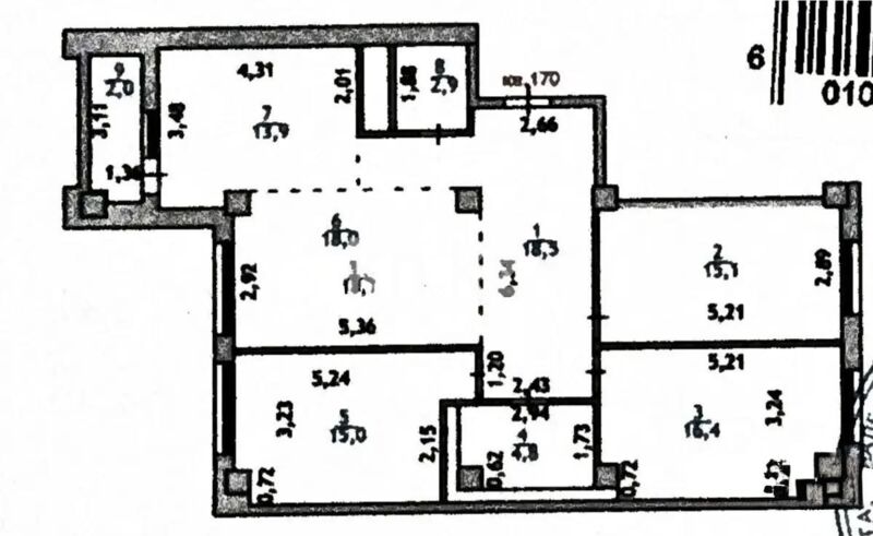 Продажа 4-комнатной квартиры, 106.6 м² - Продажа квартир в Казахстане - страница 88 фото 6 из 6