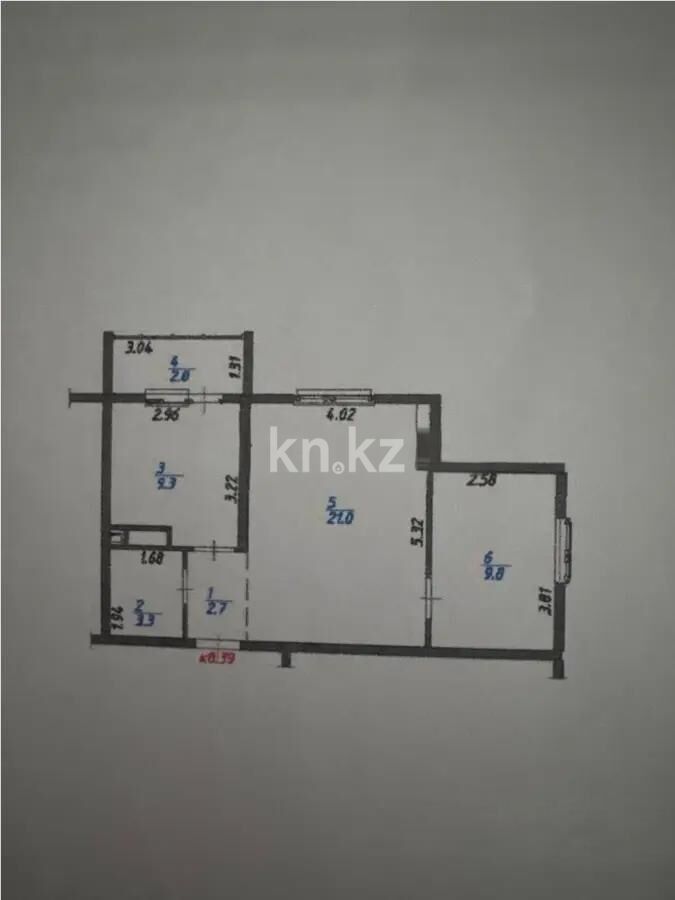 Продажа 2-комнатной квартиры, 48 м² - Продажа двухкомнатных квартир в Жетысуском р-не Алматы - страница 9 фото 5 из 5