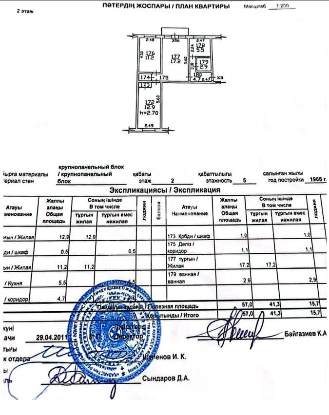 Продажа 3-комнатной квартиры, 60 м² - Продажа трехкомнатных квартир в Жетысуском р-не Алматы - страница 10 фото 1 из 1