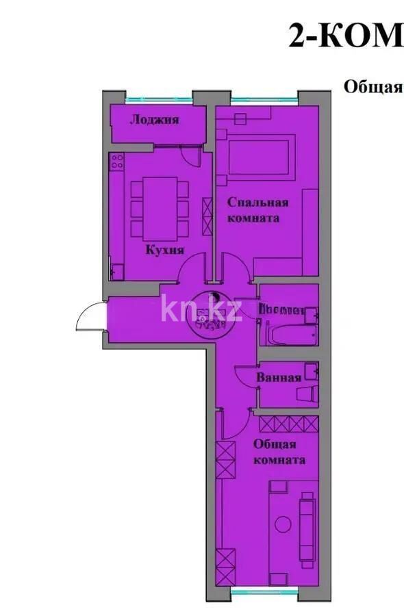 Продажа 2-комнатной квартиры, 71 м² - Продажа двухкомнатных квартир в р-не Нура Астаны - страница 59 фото 1 из 1