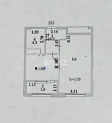 Продажа 2-комнатной квартиры, 42 м² - Продажа двухкомнатных квартир в блочном доме в Астане - страница 40 фото 1 из 1