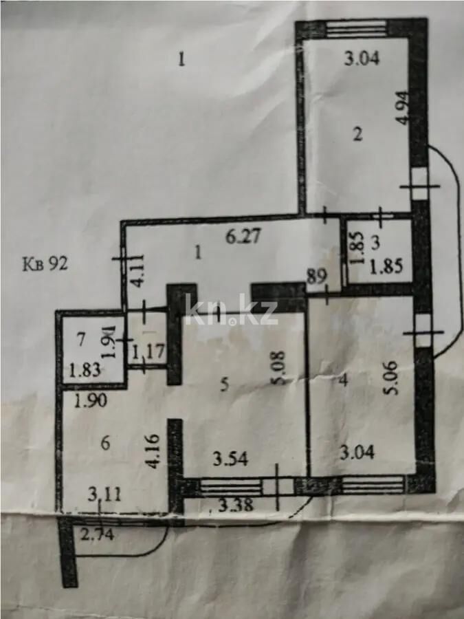 Продажа 3-комнатной квартиры, 97 м² - Продажа трехкомнатных квартир в монолитно-каркасном доме в Казахстане - страница 100 фото 1 из 1