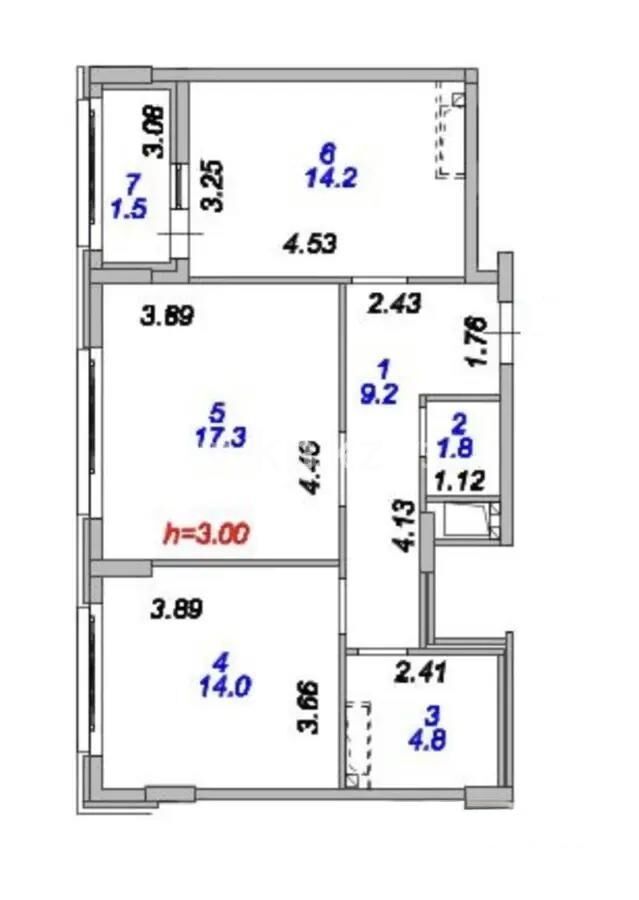 Продажа 2-комнатной квартиры, 64 м² - Недвижимость в Астане - страница 27 фото 1 из 1