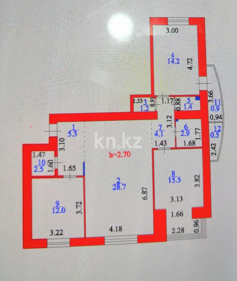 Продажа 3-комнатной квартиры, 90 м² - Продажа квартир в кирпичном доме в Казахстане - страница 4 фото 40 из 40