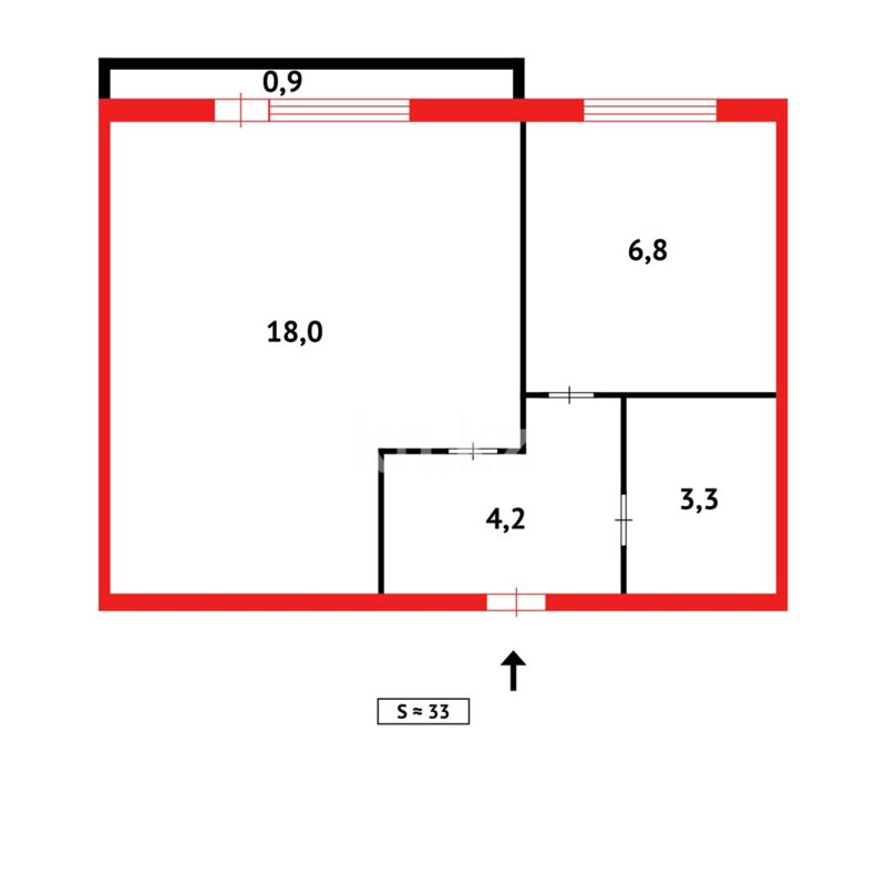 Продажа 1-комнатной квартиры, 35 м² - Продажа квартир в кирпичном доме в Караганде - страница 64 фото 10 из 10