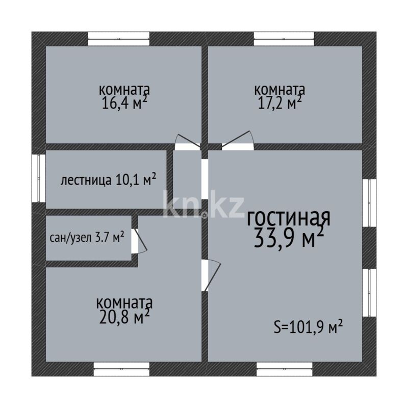 Продажа 6-комнатного дома, 203.4 м² - Недвижимость в Костанае фото 3 из 33