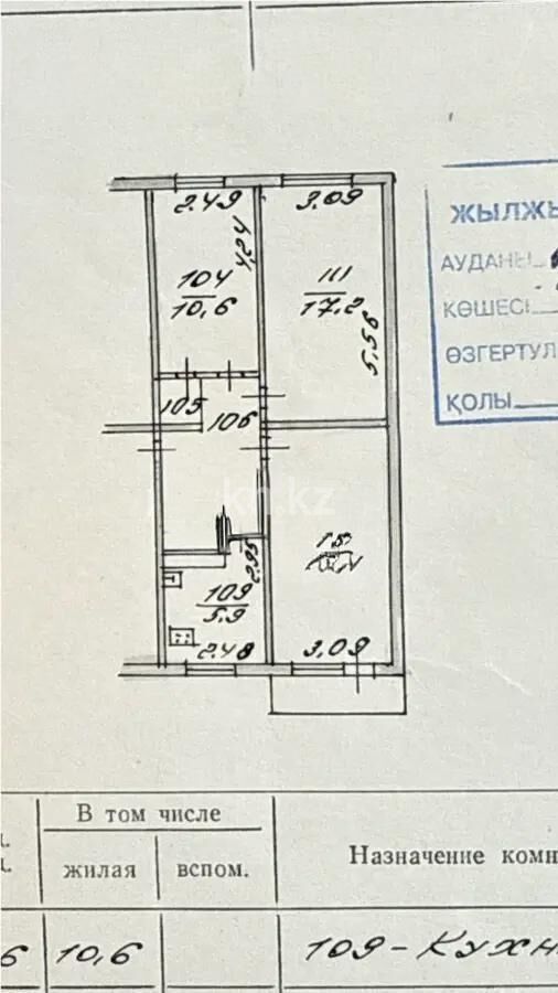 Продажа 3-комнатной квартиры, 61.6 м² - Продажа трехкомнатных квартир в панельном доме в Алматы - страница 25 фото 8 из 8